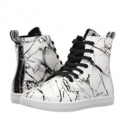 Dr.Martens Leyton 女士马丁靴 漆皮材质，大理石纹路