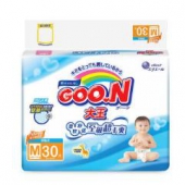 GOO.N 大王 纸尿裤 维E系列 M30片（6-11kg）