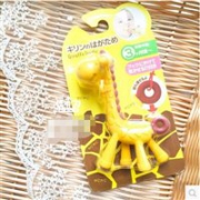 宝宝助牙好好帮手！KJC长颈鹿型婴儿牙胶 3个月以上（医用级硅胶）