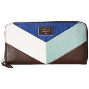 FOSSIL Dawson Zip Clutch 女士长款钱包    $35.99