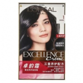 LOREAL PARIS 巴黎欧莱雅 卓韵霜 护发染发霜 ＃1自然黑色*3件