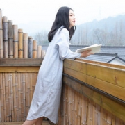 网易严选 日式双层纱长裙