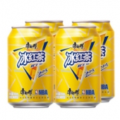 康师傅 柠檬味冰红茶 310ml*4 NBA纪念限量罐(四连罐)