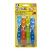 Gerber 嘉宝 Graduates Fun Pack Utensils 儿童餐具叉勺套装（4组*2）