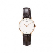 Daniel Wellington 简约皮带镶钻小表盘女表 0902DW