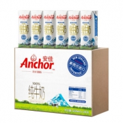 预售价：安佳 全脂纯牛奶 250ml*24盒