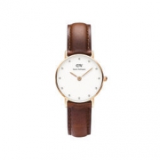 Daniel Wellington 摩登系列 女士真皮石英手表