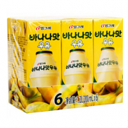 限地区：宾格瑞（BINGGRAE）香蕉味牛奶饮料200ml*6