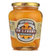 连联  北京黄桃罐头 750g