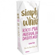 Simply white 低脂UHT牛奶 250ml*24