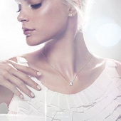 镇店之宝，Swarovski 施华洛世奇 闪耀 项链+耳钉套装 ￥459包邮