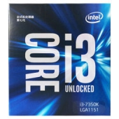 intel 英特尔 酷睿 i3-7350K 台式机 CPU处理器