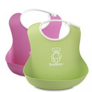 限中亚Prime会员： BABYBJORN Soft Bib 婴儿围兜 2个装