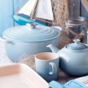 酷彩（Le Creuset）   珐琅铸铁锅 冰蓝色 24cm