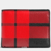 Coach 蔻驰 男士真皮对折钱包 新低$59.99 到手￥455