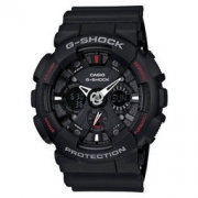卡西欧（CASIO） G-SHOCK系列 GA-120-1A 男士双显运动手表