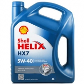 壳牌（Shell）合成机油 蓝喜力Helix HX7 5W-40 SN 4L