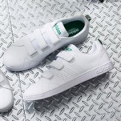 Adidas阿迪达斯VALCLEAN2 CMF BTZ19中性款休闲鞋  魔术贴款