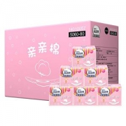 高洁丝（Kotex）经典系列亲亲棉日用240mm 18P*6(新老包装随机发货)