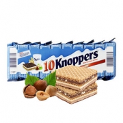 临期好价# knoppers 榛子巧克力五层威化饼10包 250g
