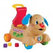 费雪（Fisher Price） BCT93 多功能小狗皮皮踏行车*2 训练宝宝身体发展