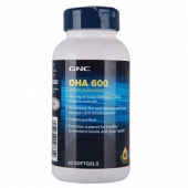GNC 健安喜 DHA软胶囊 DHA含量600mg 60粒