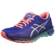 ASICS 亚瑟士 GEL-QUANTUM 360 CM 女  跑步鞋 T6G6N-4501 亚瑟士蓝/白色/珊瑚色 37.5