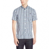 弗莱德.派瑞 Fred Perry M8291 Herringbone 男短袖衬衫