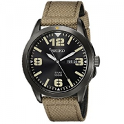日本原产 精工 Seiko SNE331 Analog 男光动能腕表 表径43mm 尼龙表带