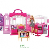 Barbie 芭比 CFB65 闪亮度假屋 带娃娃 ￥149包邮（￥209-60）
