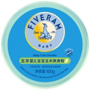 FIVERAMS 五羊 宝宝玉米爽身粉 100g