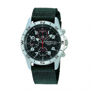 精工（SEIKO） 三眼计时石英男表 防水100米