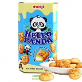 新加坡进口，Meiji 明治 熊猫奶油夹心饼干50g*23件 ￥93.2包邮（￥193.2-100）