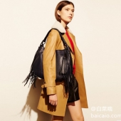 COACH 蔻驰 女士真皮流苏单肩包 新低$289.99 到手￥2125