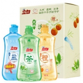 立白 茶盐橙洗洁精套装 300g*3瓶
