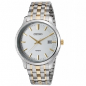 Seiko 精工Dress 双色不锈钢男士石英表 新低$66 到手￥525