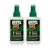 Repel 100 避蚊胺含量98.11% 强力驱蚊水 驱蚊效果10小时 118ml*2瓶