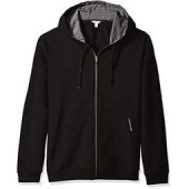 Calvin Klein Space Dye Ck Logo男士拉链连帽卫衣