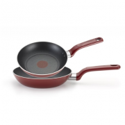T-fal 带火红点不粘煎锅套装 耐磨防刮