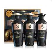 爱茉莉 黑吕洗护三件套两洗一护套装  400mlx3瓶
