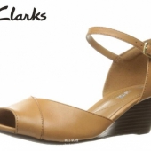 Clarks 其乐 女士坡跟凉鞋 Prime会员免费直邮到手￥276.3