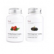 Unichi 玫瑰果精华胶囊 +黑葡萄籽精华胶囊 60粒*2瓶