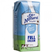 So Natural UHT 全脂牛奶 200ml*24盒 *2件