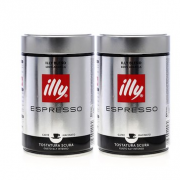 意利（illy） 深度烘焙浓缩咖啡粉 250g*2件 意大利原装