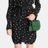 COACH 蔻驰 女士真皮单肩马鞍包 新低$159.99 到手￥1170