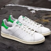 成人可穿：Adidas 阿迪达斯 Stan Smith 大童款绿尾