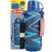 THERMOS 膳魔师 真空保温杯 两用型 蓝色 1L
