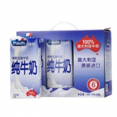 澳大利亚进口 保利 全脂牛奶 纯牛奶 1L*6盒/箱*2箱/件 *2件