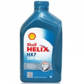 壳牌（Shell）润滑油 合成机油 Helix HX7 5W-40 蓝喜力 SN级 1L