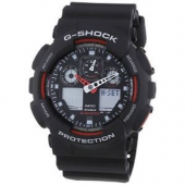 CASIO 卡西欧 G-SHOCK GA-100-1A4ER 双显运动手表
